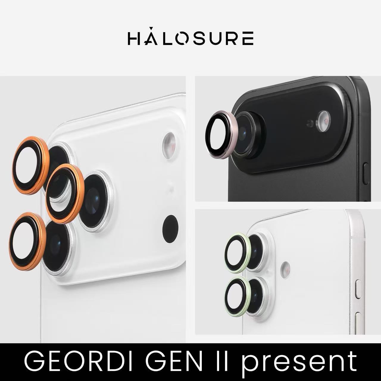 HALOSURE GEORDI Camera Lens Protector – For iPhone 17