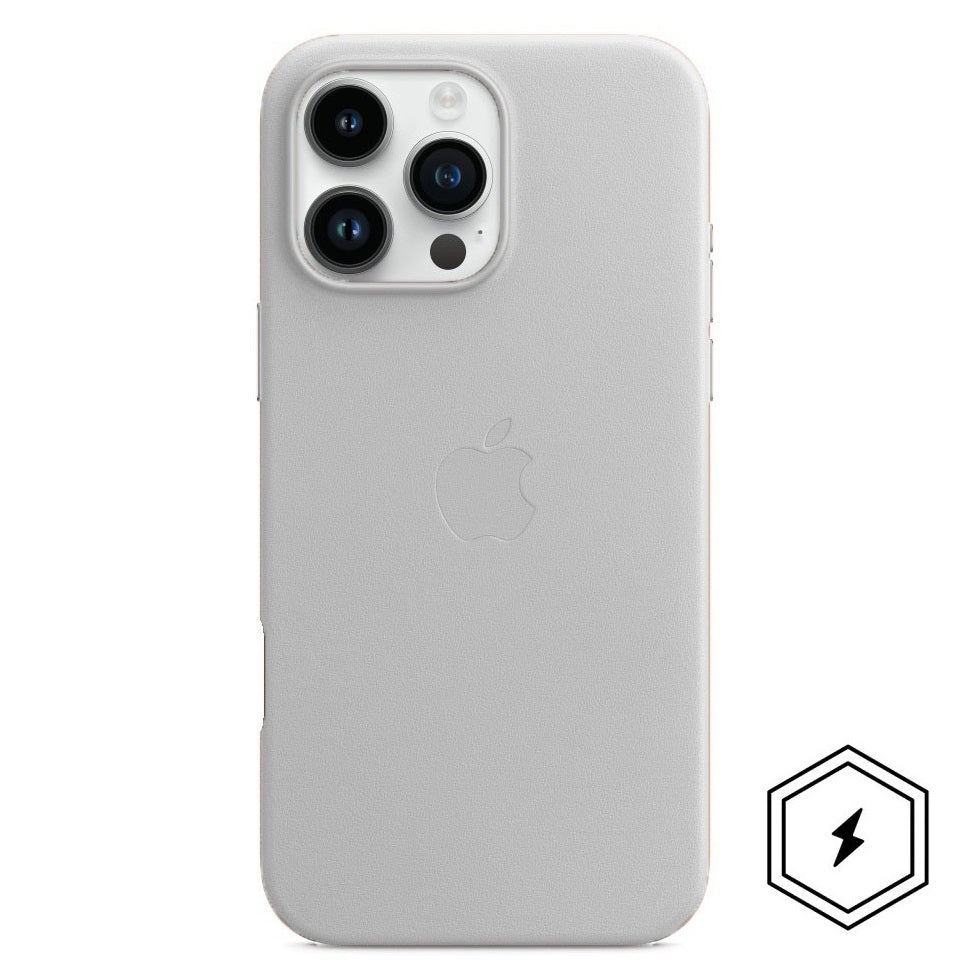 iPhone 16 Pro Leather Case with MagSafe - Off White