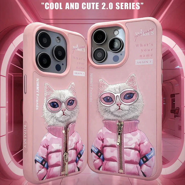 Nimmy Cool And Cute 2.0 IPhone 15 Pro Max Series Mobile Phone Cases/ PINK
