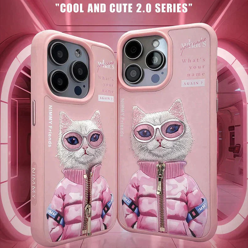 Nimmy Cool And Cute 2.0 IPhone 15 Series Mobile Phone Cases/ PINK