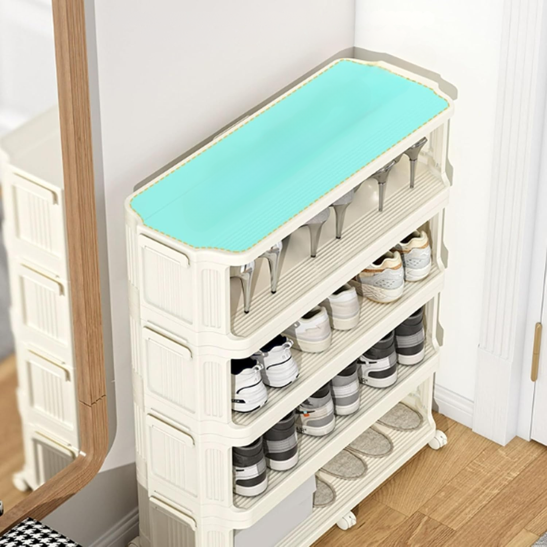 Quick Stack Foldable Shoe Organizer