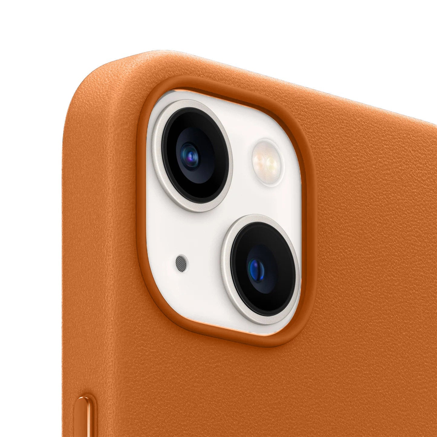 iPhone 13 Leather Back Cover Case with MagSafe - Tan