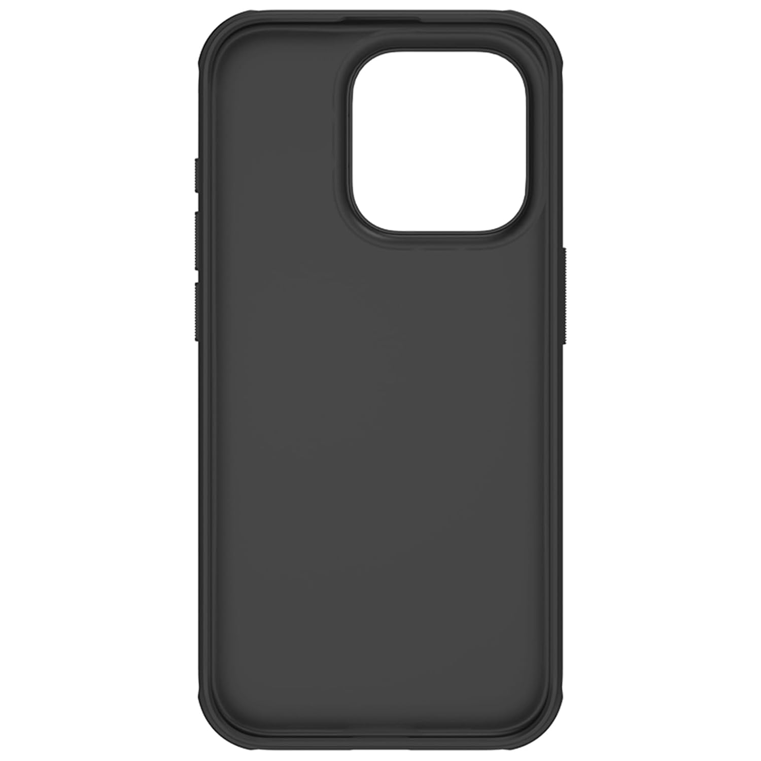 Nillkin Case for Apple iPhone 15 Pro (6.1" Inch) Super Frosted Shield Pro Hard Back Soft Border (PC + TPU) Shock Absorb Cover Raised Bezel Camera Protect PC without Logo Cut Black Color