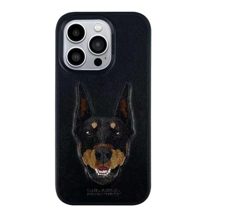 iPhone 13 Santa Barbara Polo Racquet Club’s Curtis(Dog) Series Embroided Case