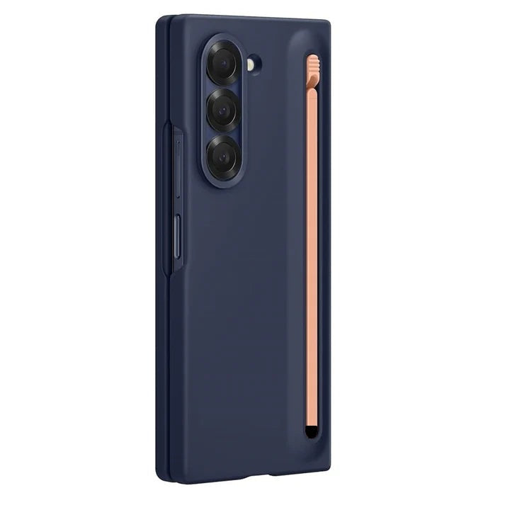 Samsung Galaxy Z Fold7 Skin Feel S Pen Case with Front Glass & Stylus