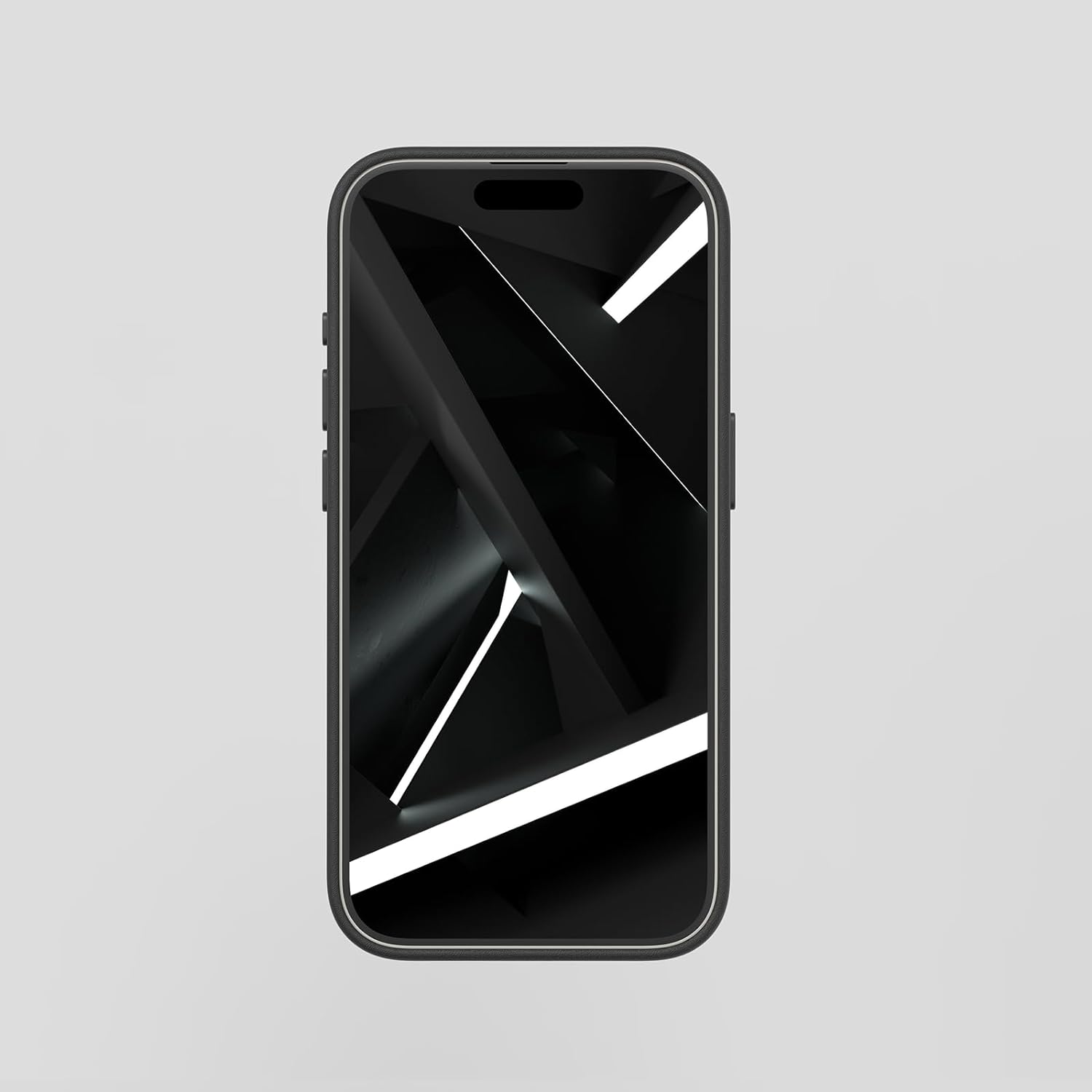 Aulumu A15 Magnetic Case for iPhone 15 Case Compatible with MagSafe, Translucent Matte Back Cover, Slim Soft TPU Frame, Anti-Fingerprint&Anti-Shockproof Protective Shell, Black