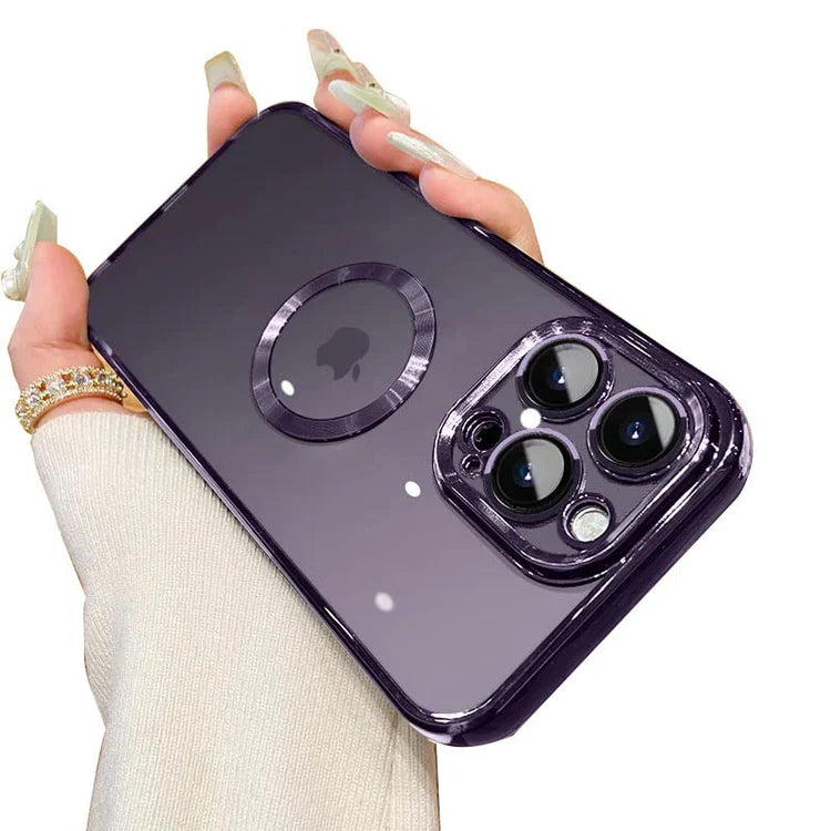 iPhone 14 Pro Max Electroplating Case with Camera Bumper Protection