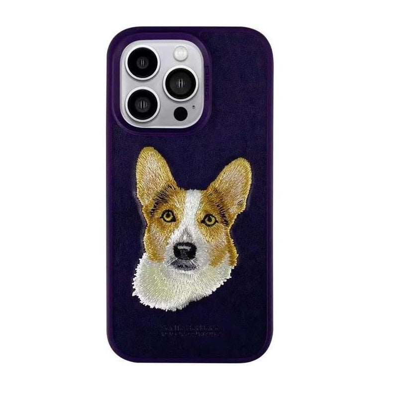 iPhone 13 Santa Barbara Polo Racquet Club’s Curtis(Dog) Series Embroided Case