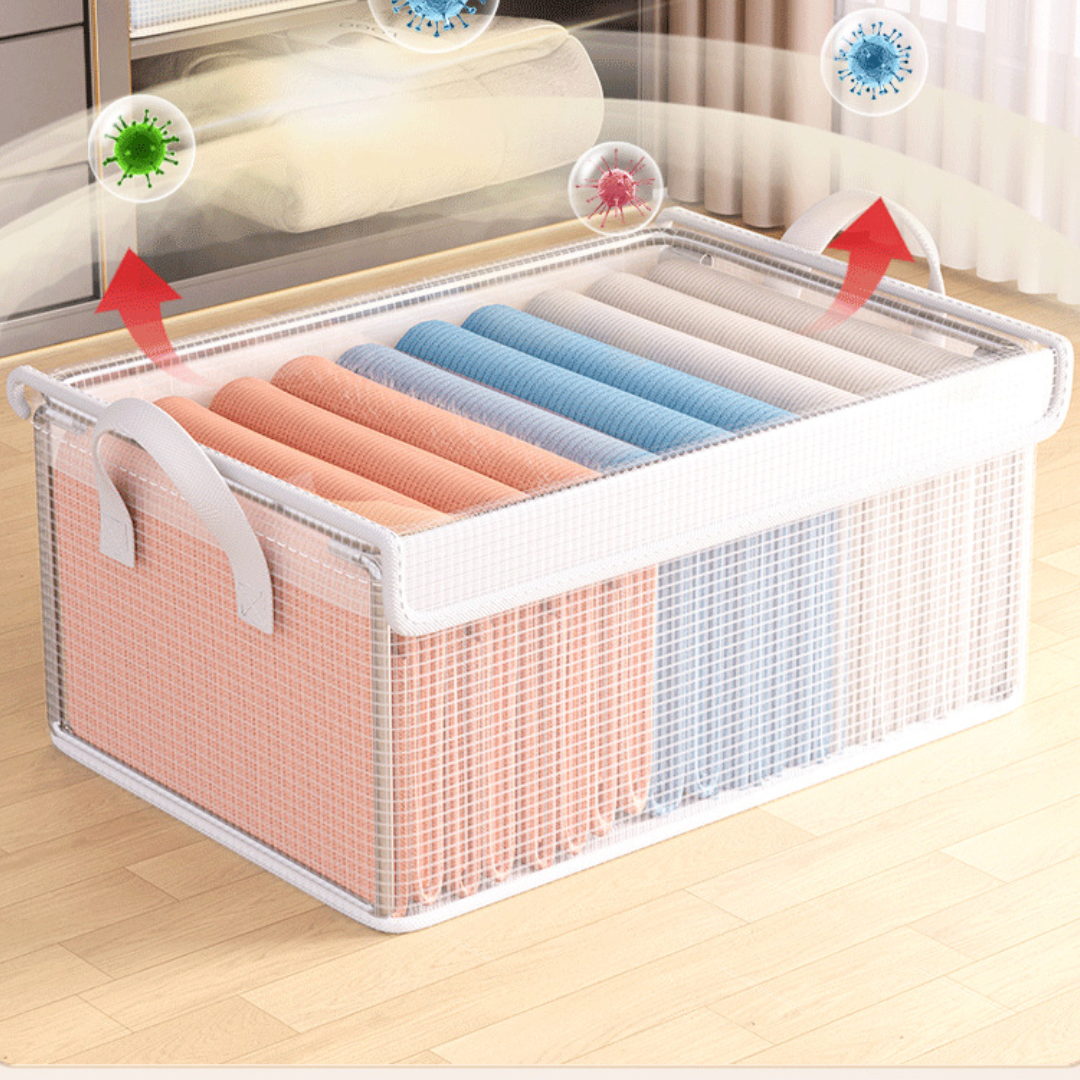 Space Max Foldable Transparent Clothes Storage Organizer