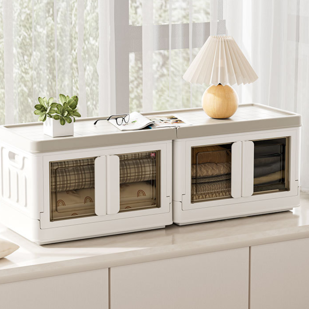 Space Saving Flip-Top Multi-Functional Storage Organizer