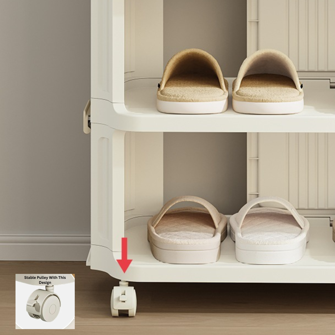Quick Stack Foldable Shoe Organizer