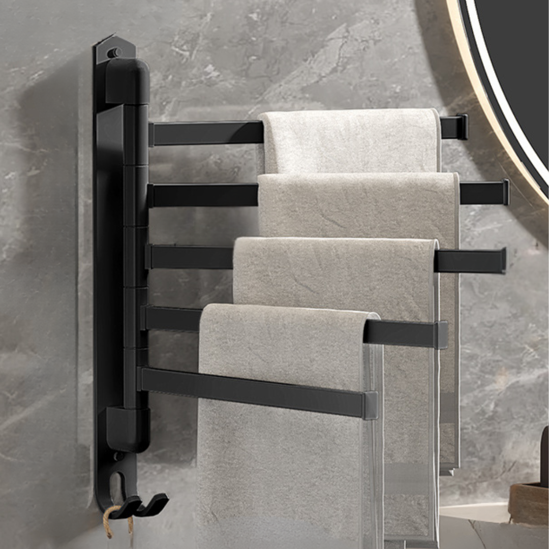 Rotating Multi-Function Bathroom Drying Pole