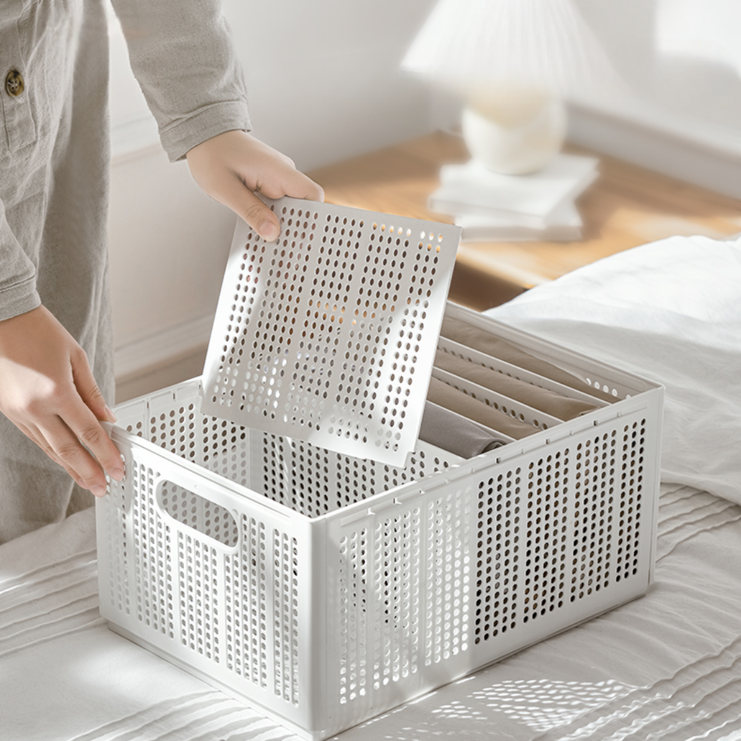 Stackable Clothes Compartment Storage Box