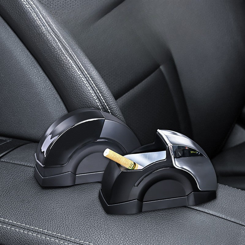 Stick-On Car Ashtray with LED Light