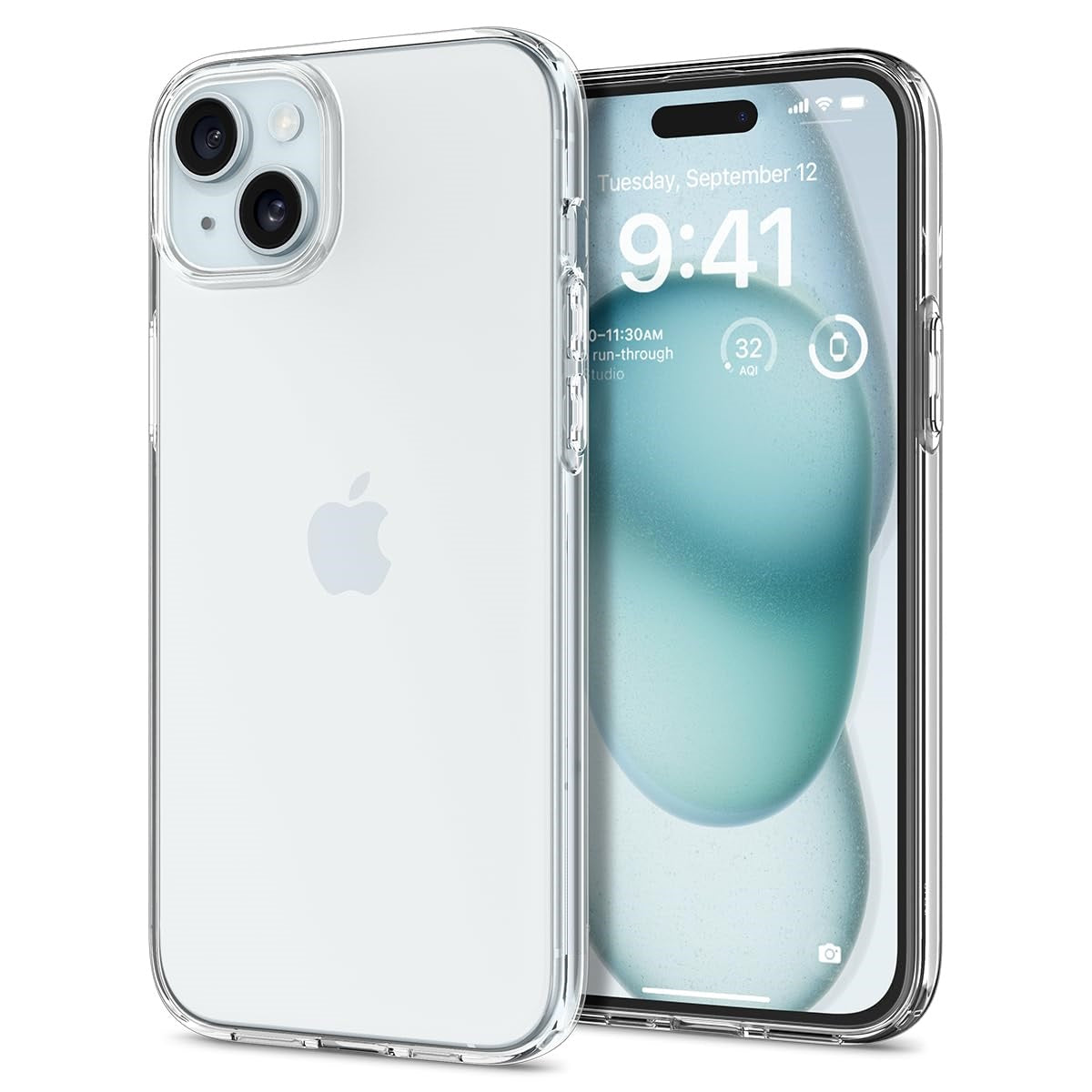 iPhone 15 Plus Hybrid Clear Shockproof Transparent Case