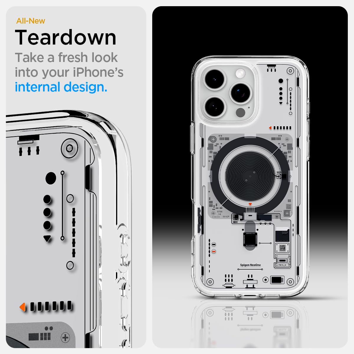 Spigen Ultra Hybrid Magfit Back Cover Case Compatible with iPhone 16 Pro Max (TPU + Poly Carbonate | Neo One)