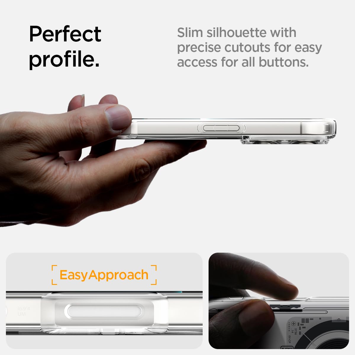 iPhone 16 Pro Hybrid Neo One Series, Machinery Design Shockproof Case with Magsafe - Clear