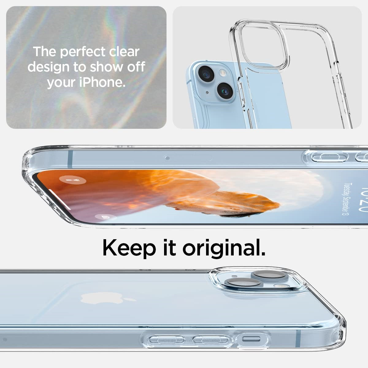 iPhone 14 Hybrid Clear Shockproof Transparent Case