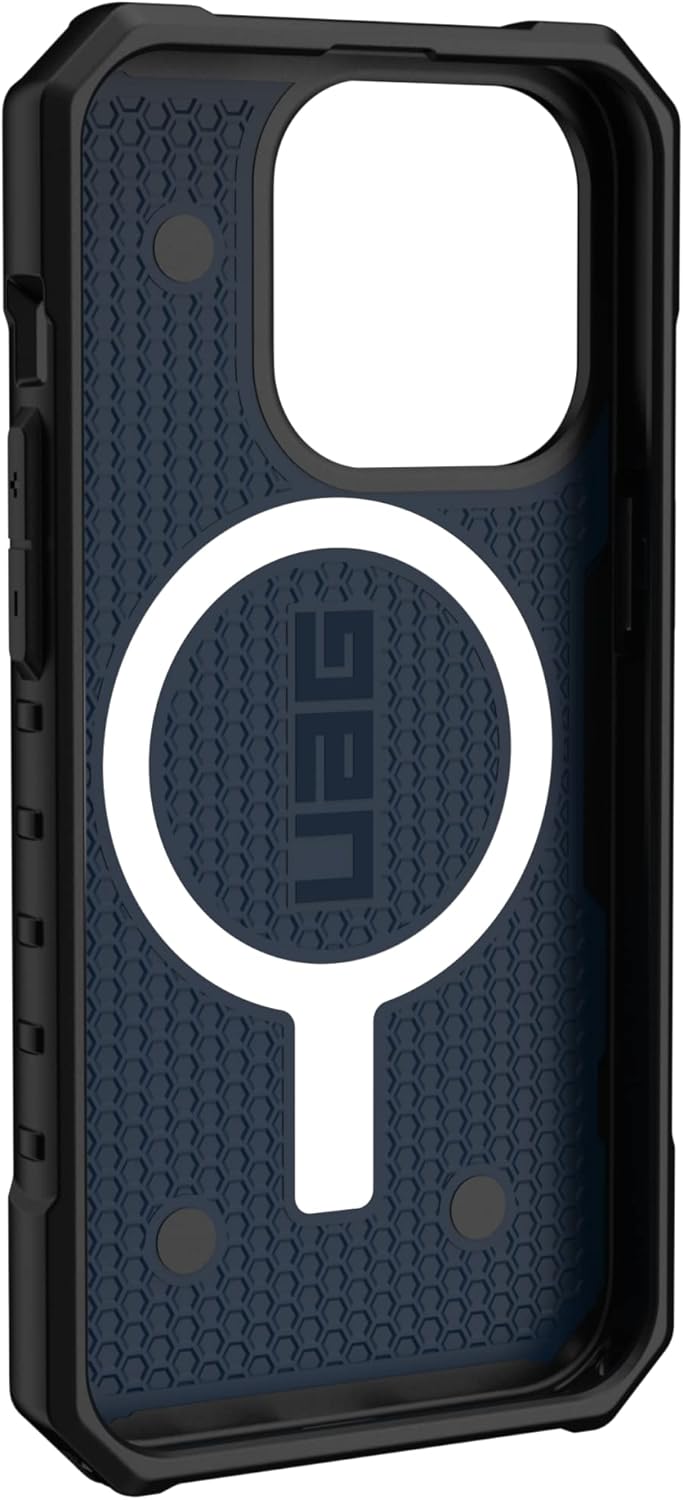 Urban Armor Gear TPU+PC iPhone 16 Pro UAG Case, Pathfinder Mag-Safe Compatible, Slim Fit Rugged Protective Case/Cover Designed For iPhone 16 Pro (Military Drop Tested) - Dark Blue