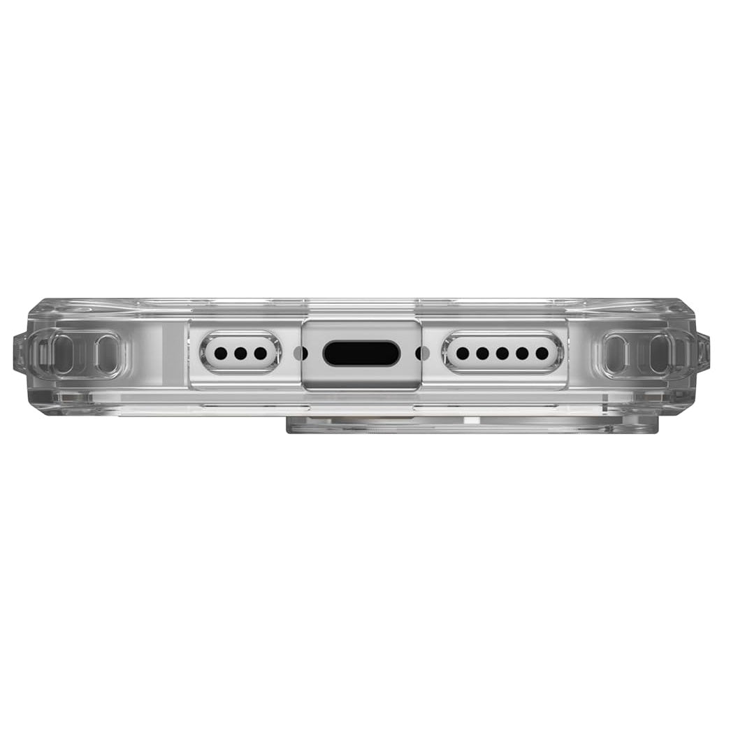 iPhone 16 Pro UAG Plasma XTE Armor Protective Case with Metal Magsafe Ring & Stand - Transparent