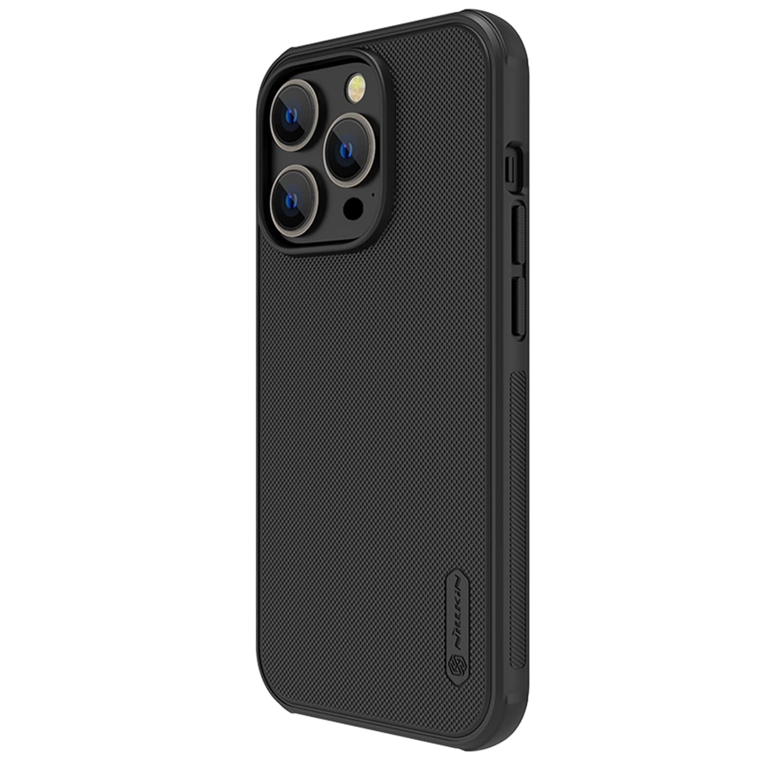 Nillkin Case for Apple iPhone 16 Super Frosted Shield Pro Magnetic Hard Back Soft Border (PC + TPU) Cover Raised Bezel Camera Protect Without Logo Cut Black