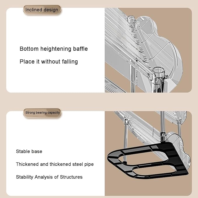 Casecart Elegant Multi-Tier Outdoor Shoe and Utility Rack