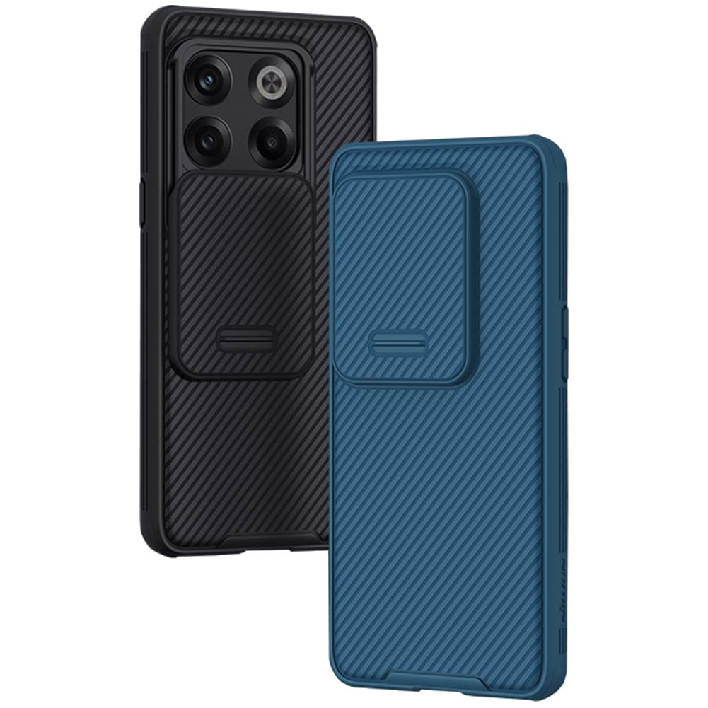 Nillkin Case for OnePlus 10T (1+10) T (6.7" Inch) CamShield Pro Camera Slider Double Layered Protection TPU + PC Black Color