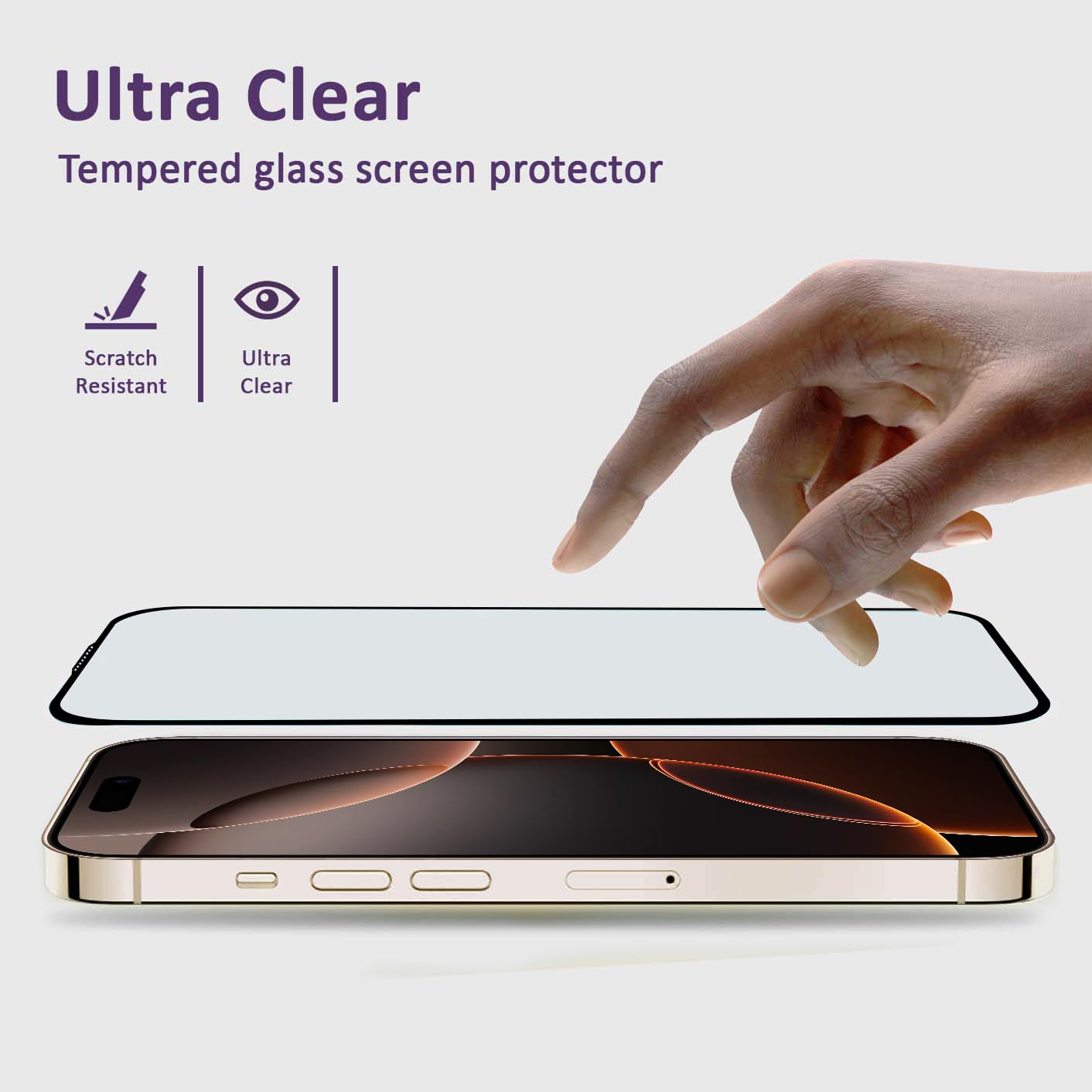 iPhone 16 Pro Max Tempered Glass
