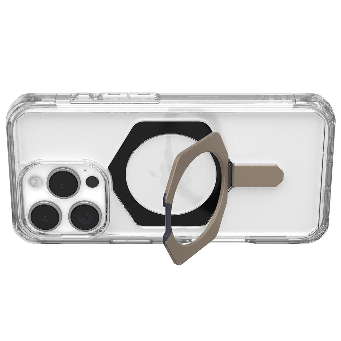iPhone 16 Pro UAG Plasma XTE Armor Protective Case with Metal Magsafe Ring & Stand - Transparent