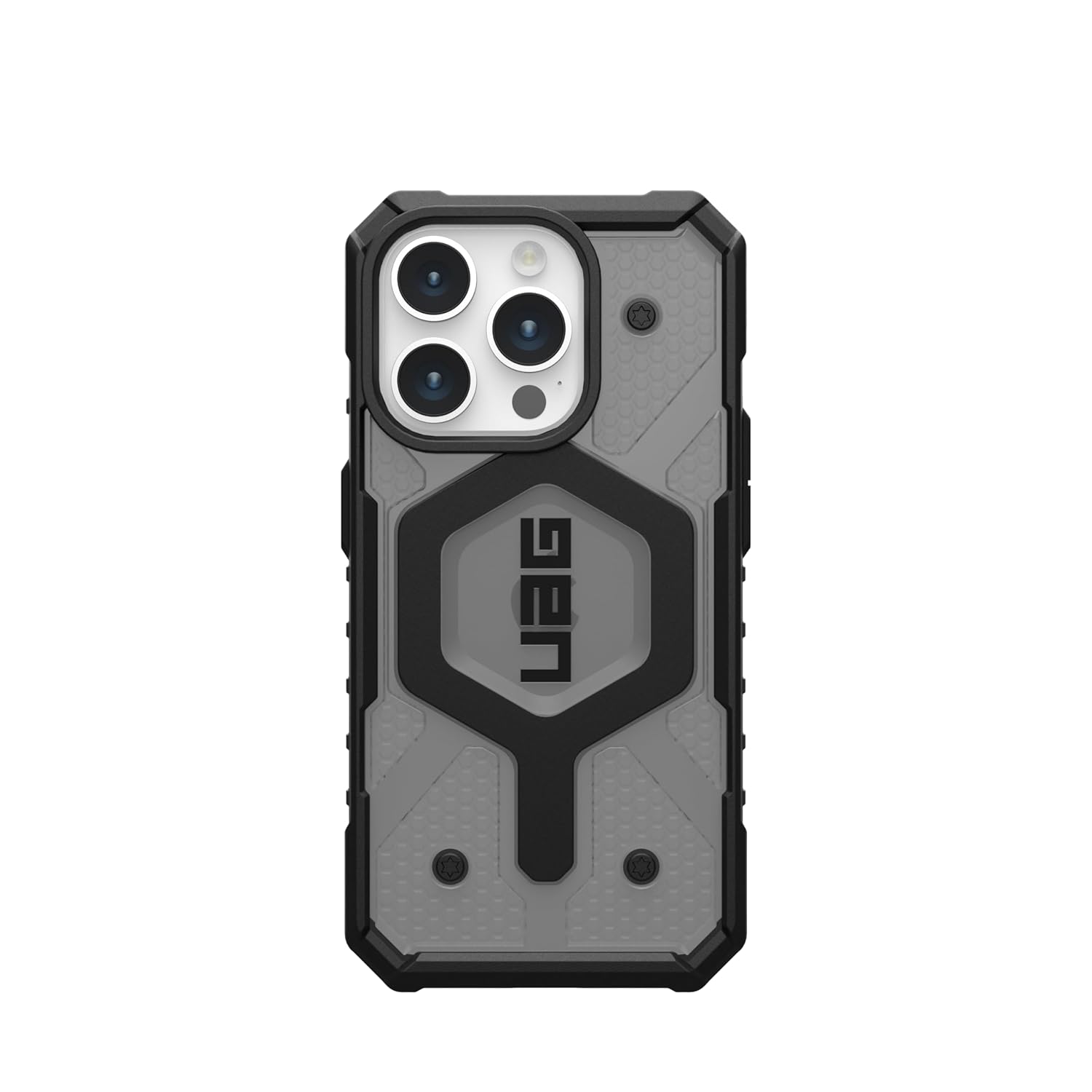 Urban Armor Gear UAG iPhone 15 Pro Case, Pathfinder Mag-Safe Compatible, Slim Fit Rugged Protective Case/Cover Designed for iPhone 15 Pro (2023) - Dark Ash