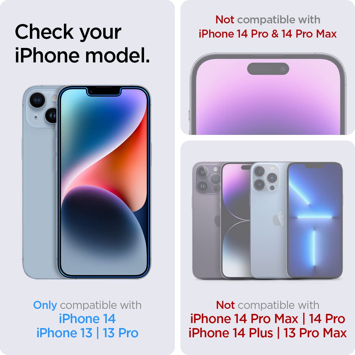 Spigen Ez Fit Tempered Glass Screen Protector Guard For Iphone 15 Pro Smartphone - 1 Pack (Privacy)