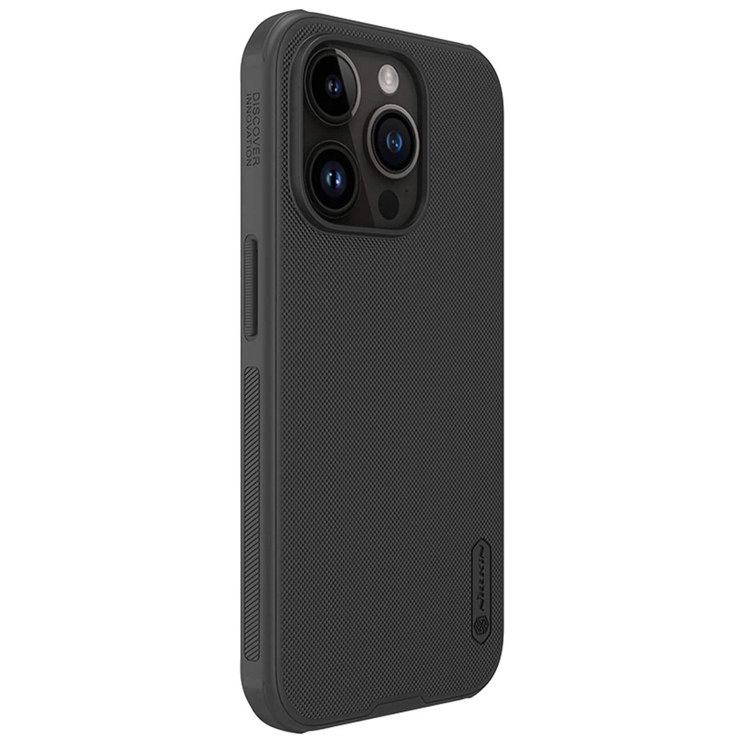 Nillkin Case for Apple iPhone 12 Pro Max (6.7" Inch) Super Frosted Shield Pro Hard Back Soft Border (PC + TPU) Shock Absorb Cover Raised Bezel Camera Protect PC without Logo Cut Black Color