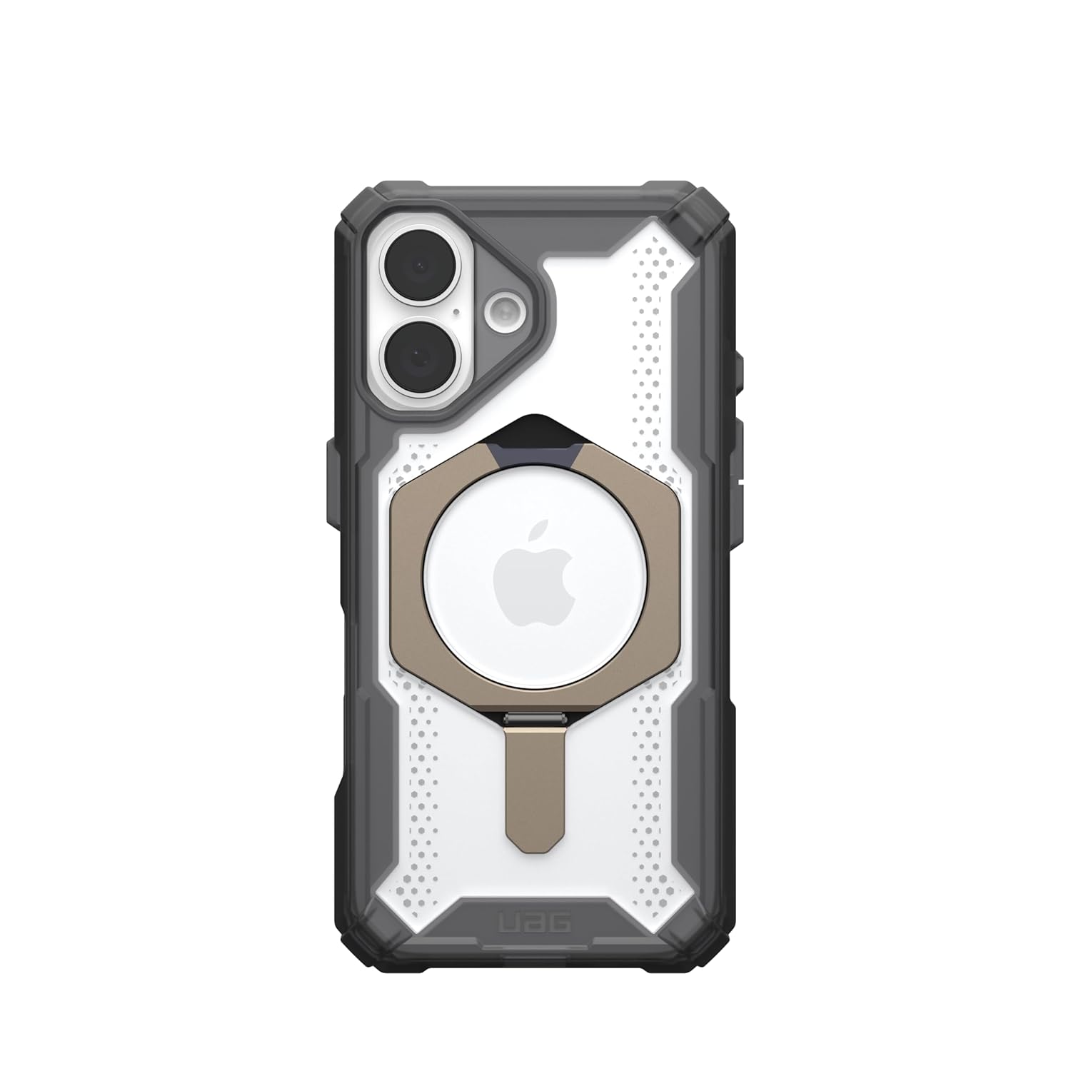 Urban Armor Gear UAG iPhone 16 Case, Plasma XTE Mag-Safe Compatible, Rugged Lightweight Slim Shockproof Protective Case/Cover Designed for iPhone 16 (2024) - Ash/Titanium