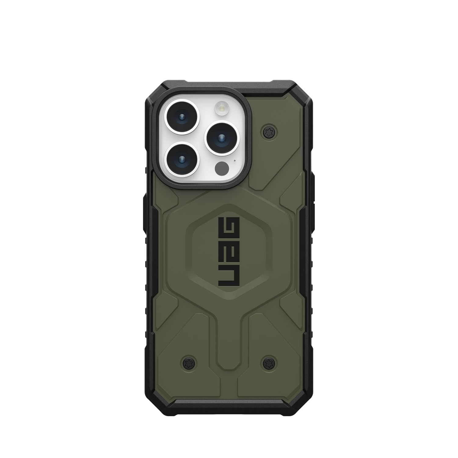 Urban Armor Gear TPU+PC iPhone 15 UAG Case, Pathfinder Mag-Safe Compatible, Slim Fit Rugged Protective Case/Cover Designed For iPhone 15 (Military Drop Tested) - Green