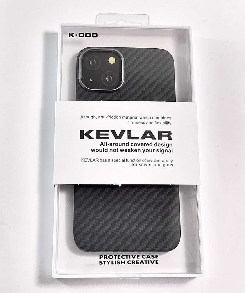 iPhone 14 Pro Max KDOO Carbon Fiber Aramid Kevlar Series Case