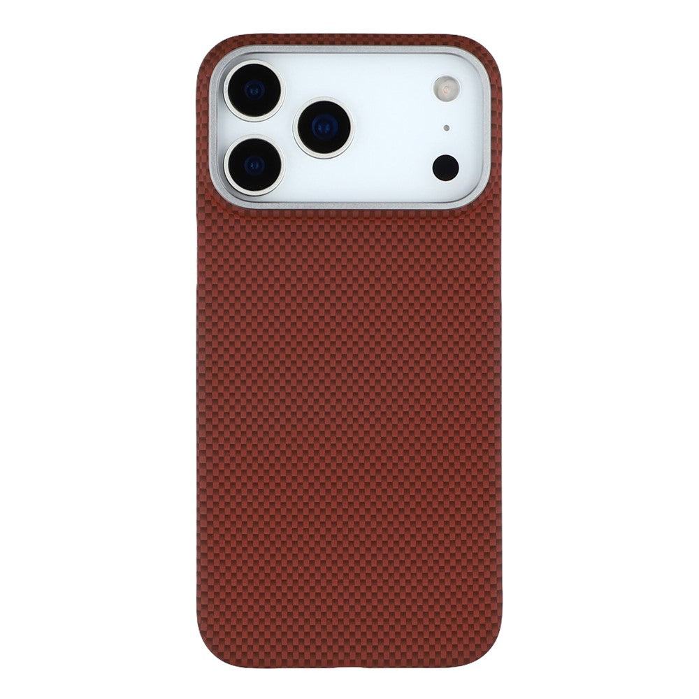 iPhone 17 Pro 0.8mm Ultra Slim Carbon Fiber Magnetic Cover with Magsafe - Red