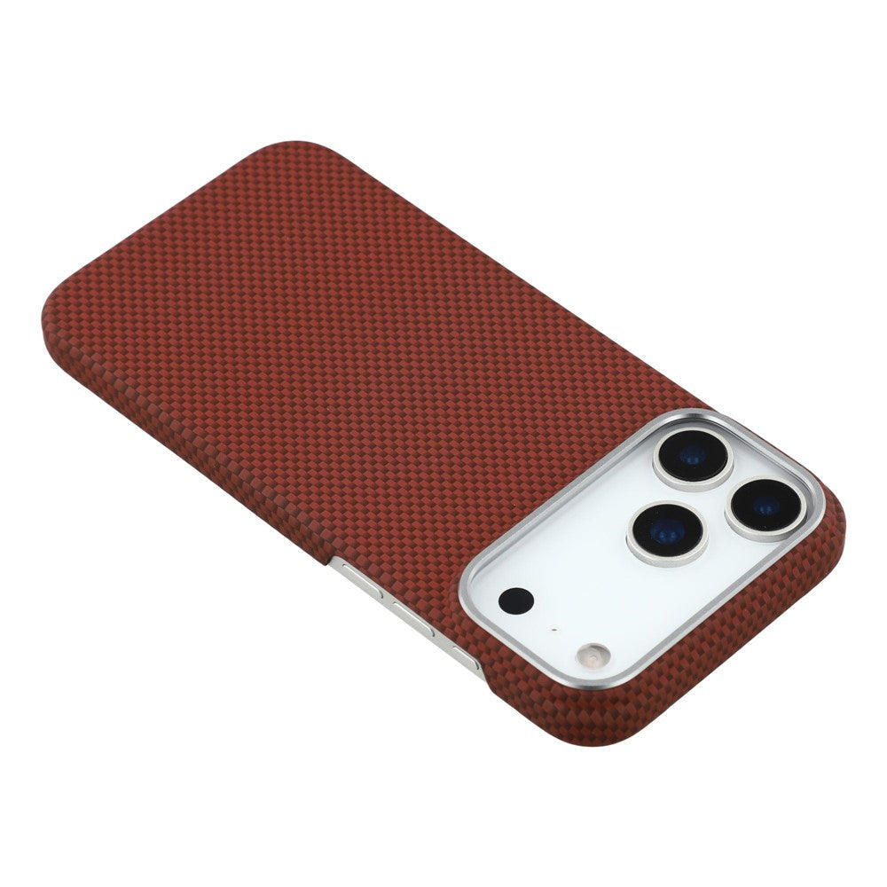 iPhone 17 Air 0.8mm Ultra Slim Carbon Fiber Magnetic Cover with Magsafe - Red