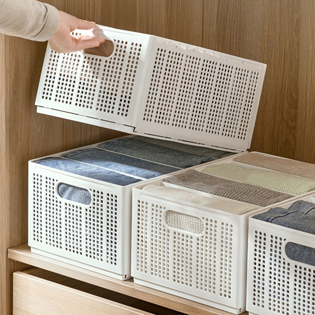 Stackable Clothes Compartment Storage Box