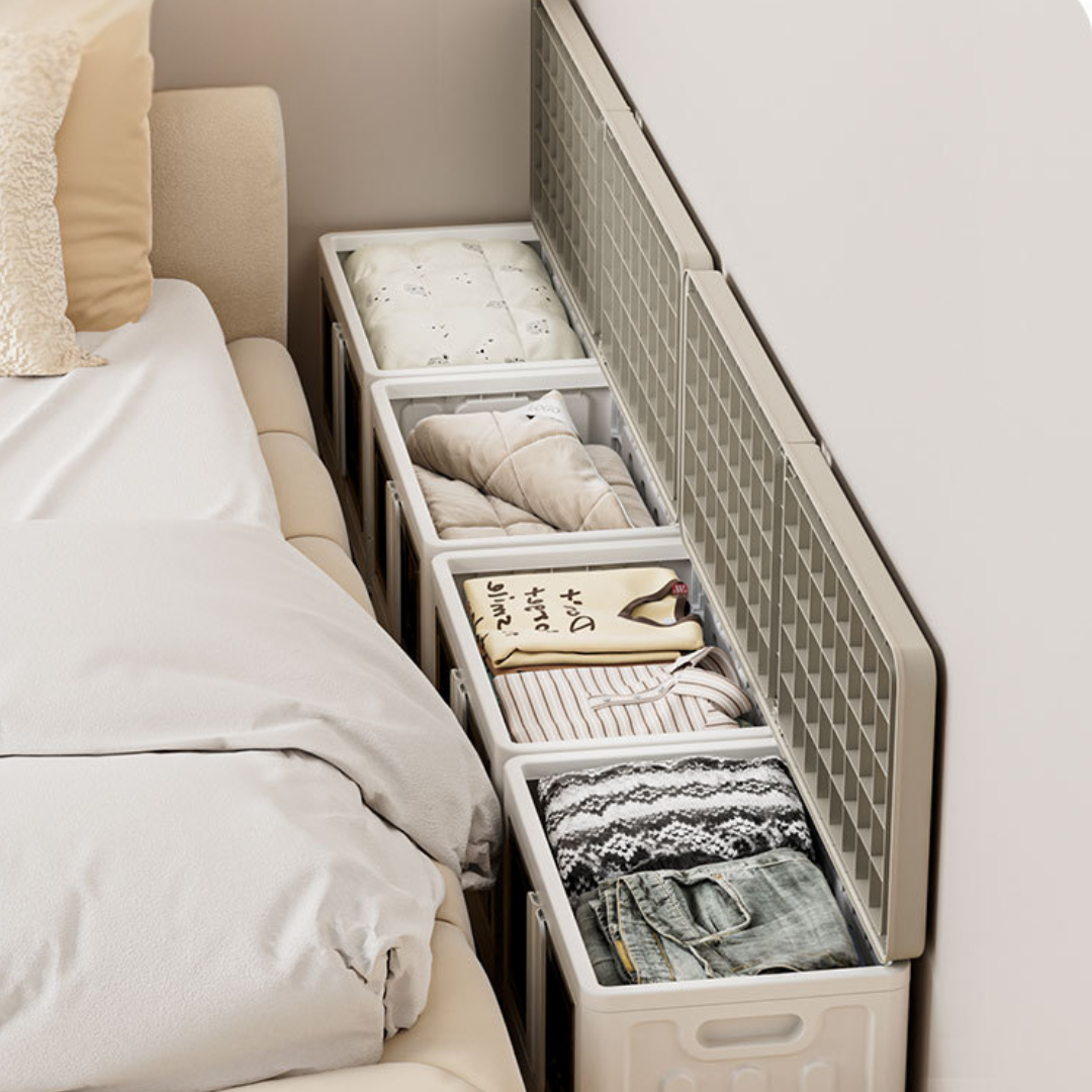 Space Saving Flip-Top Multi-Functional Storage Organizer