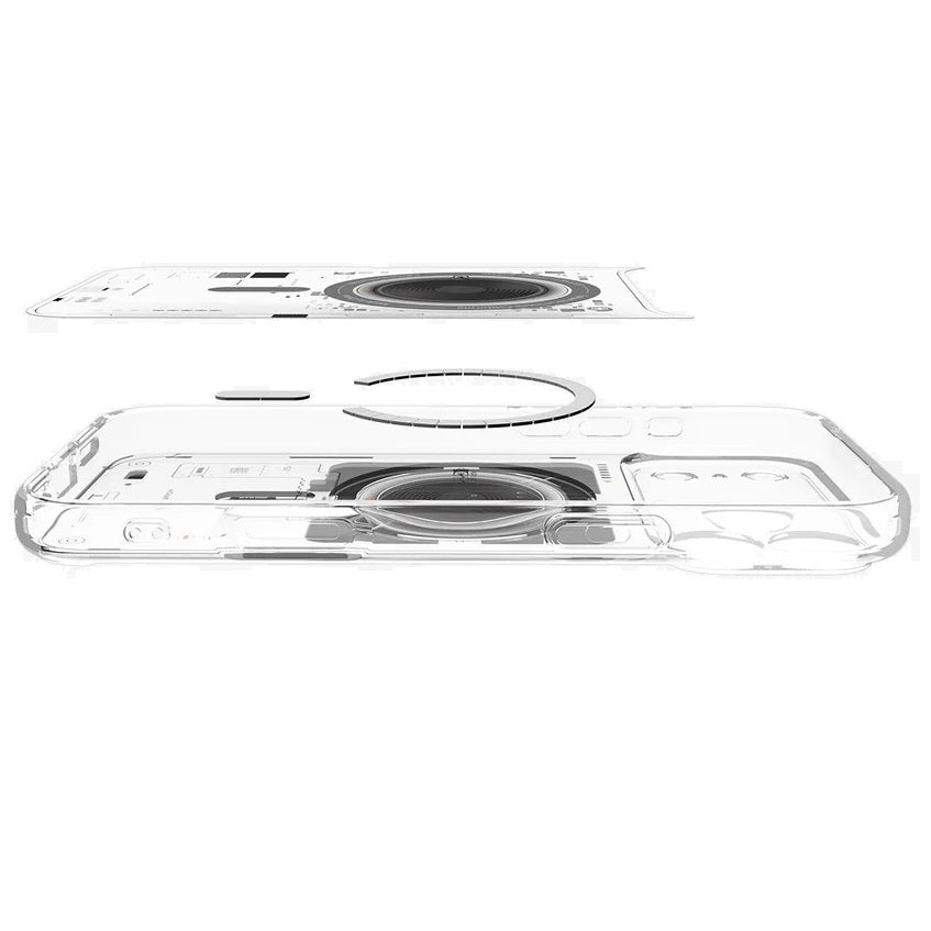 iPhone 17 Pro Max Machine Style Hybrid Shockproof Case with Magsafe - Neon