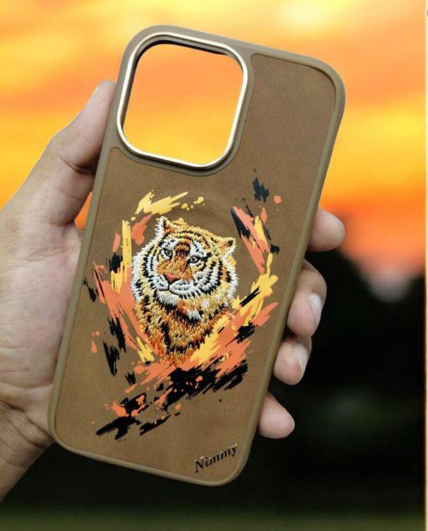 Dazzling Animal Series MagSafe & Metal Ring for iPhone 16 Pro Max Series - Brown Tiger – CaseCart