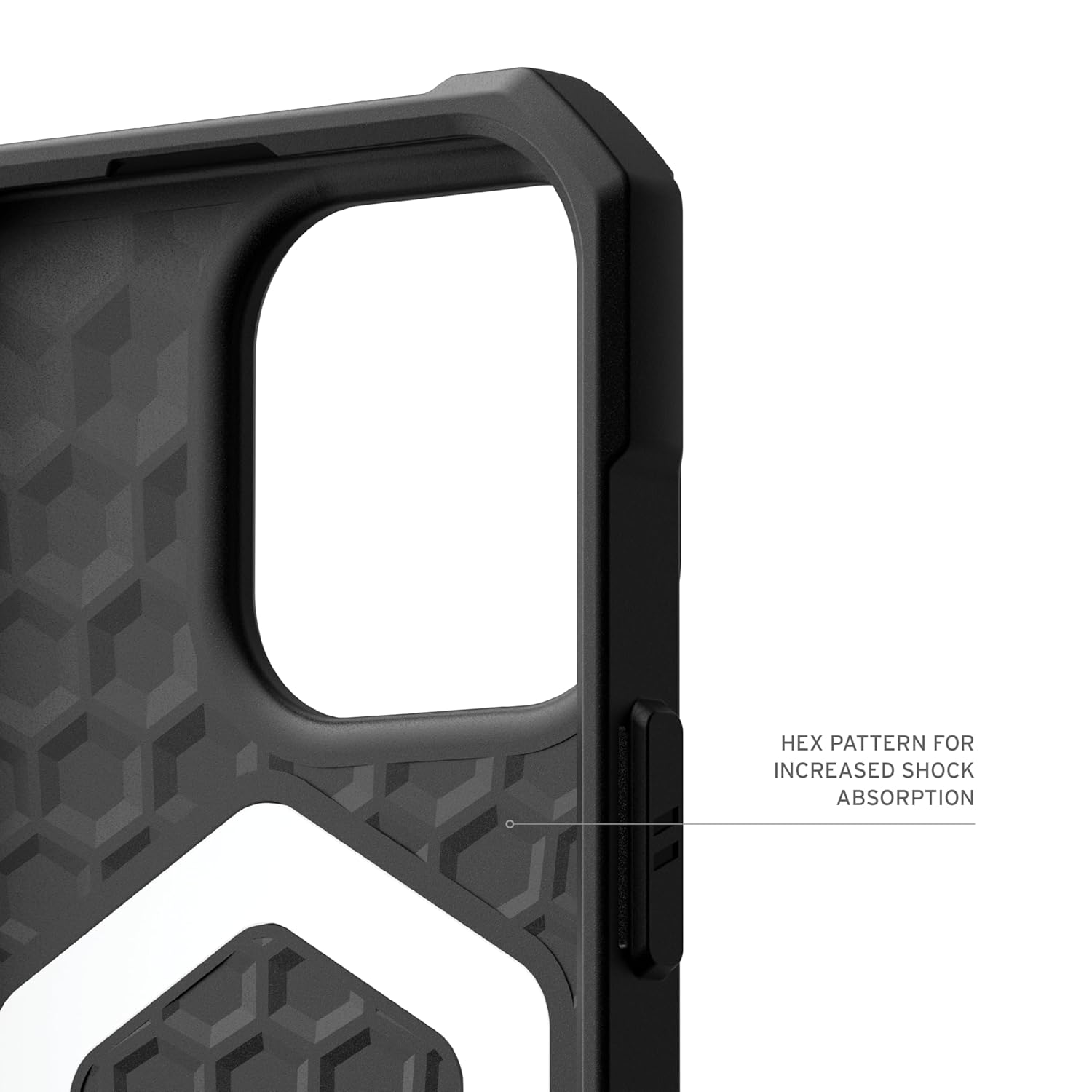 Urban Armor Gear UAG iPhone 15 Pro Max Case, Essential Armor Mag-Safe Compatible, Slim Fit Rugged Protective Case/Cover Designed for iPhone 15 Pro Max, 2024 (Military Drop Tested) - Black