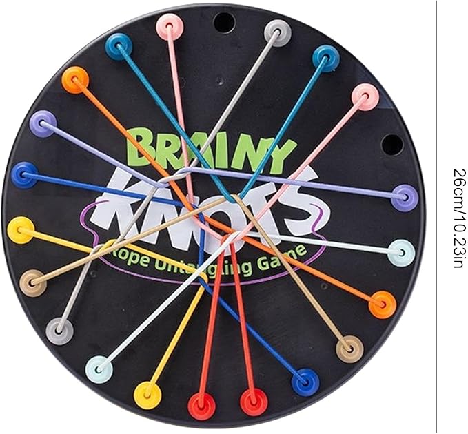 Rope Knot Untangling Board Game for Kids