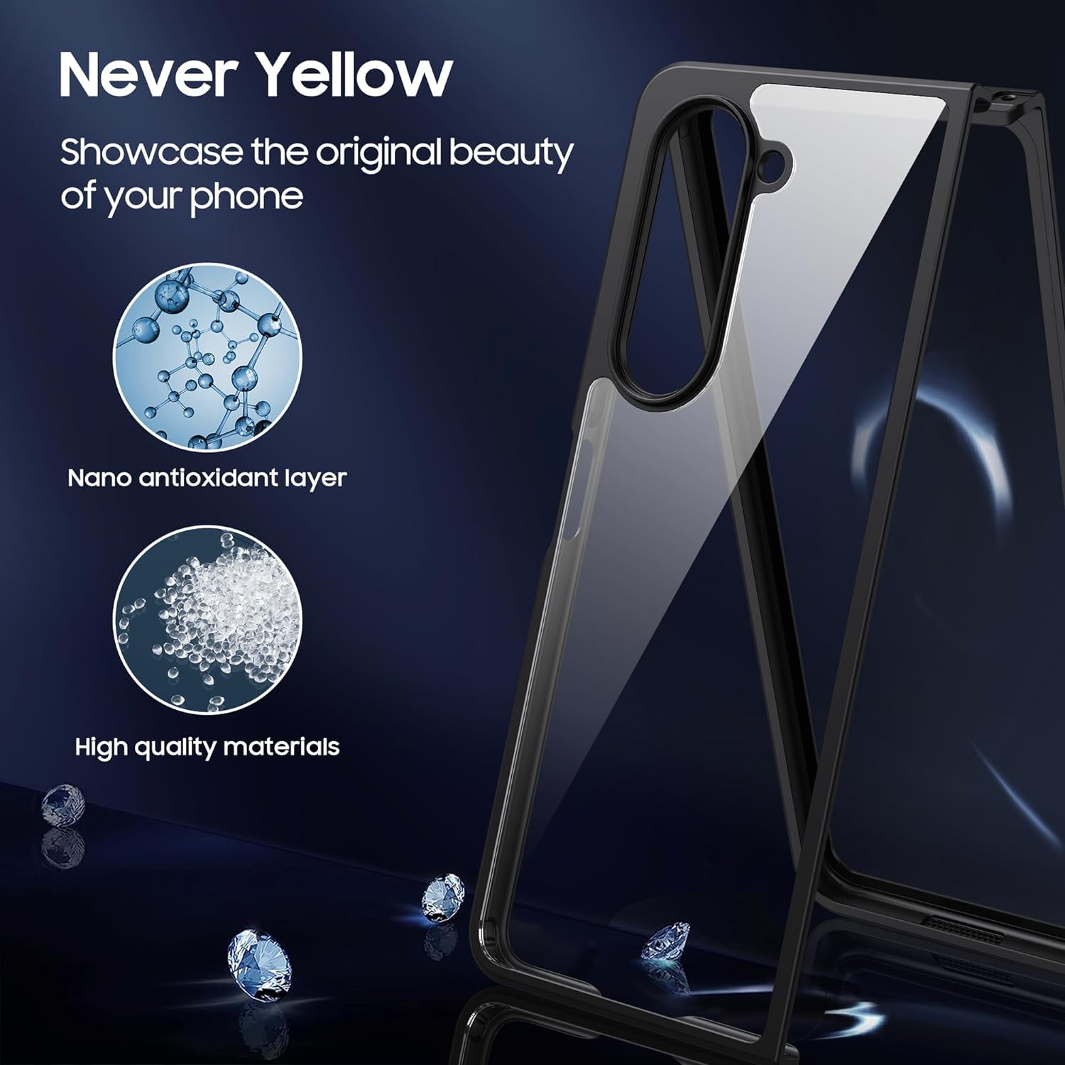 Samsung Galaxy Z Fold 6 Shockproof Case with Folding Protection
