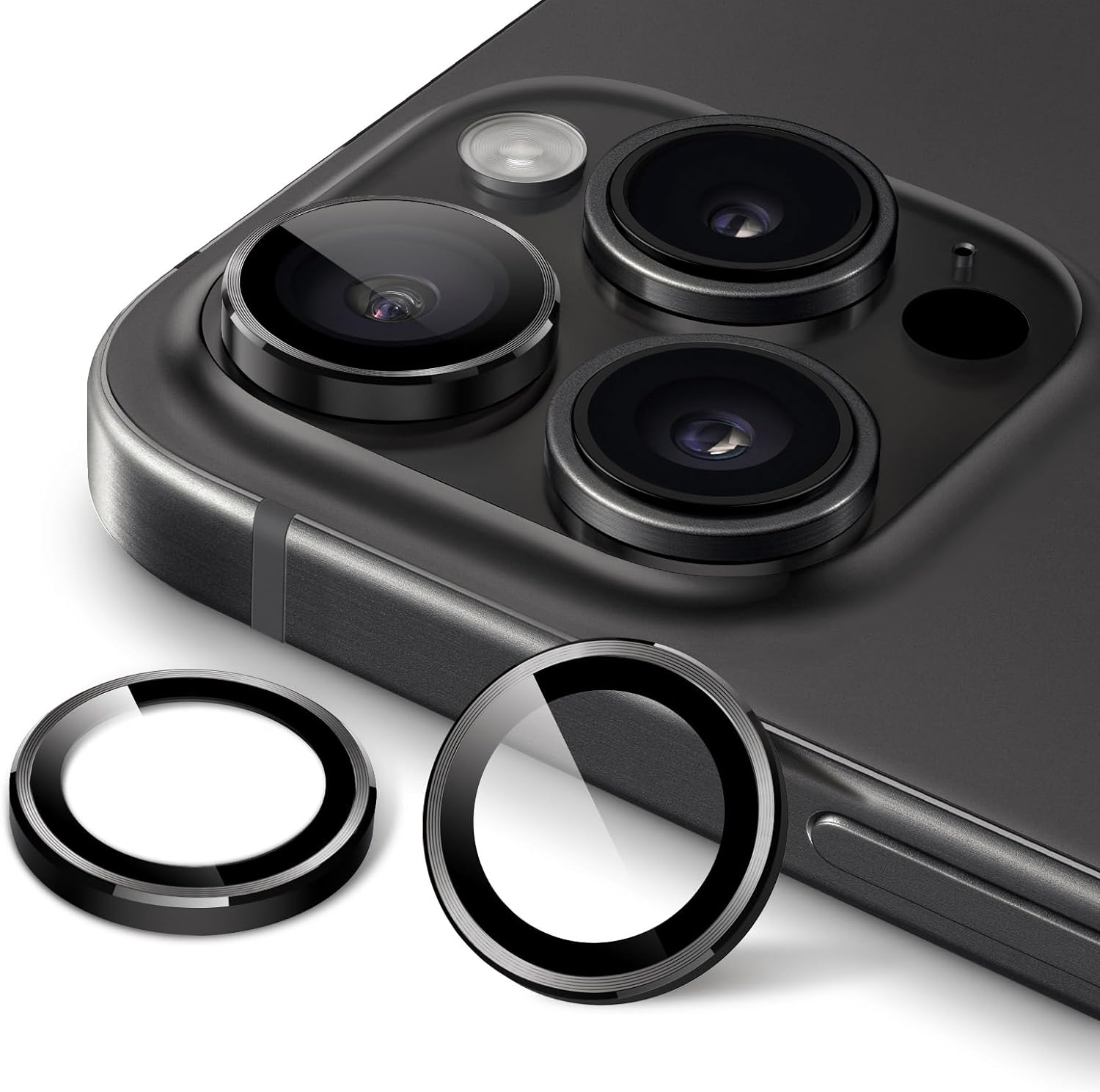 Metal Camera Ring Protector for iPhone 15 Pro