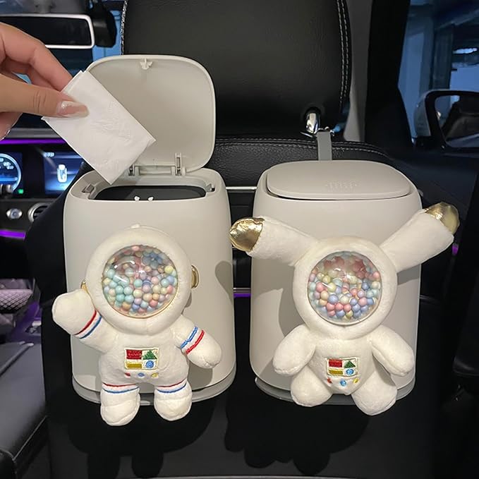 Cute Cartoon Multipurpose Portable Car Trash Can