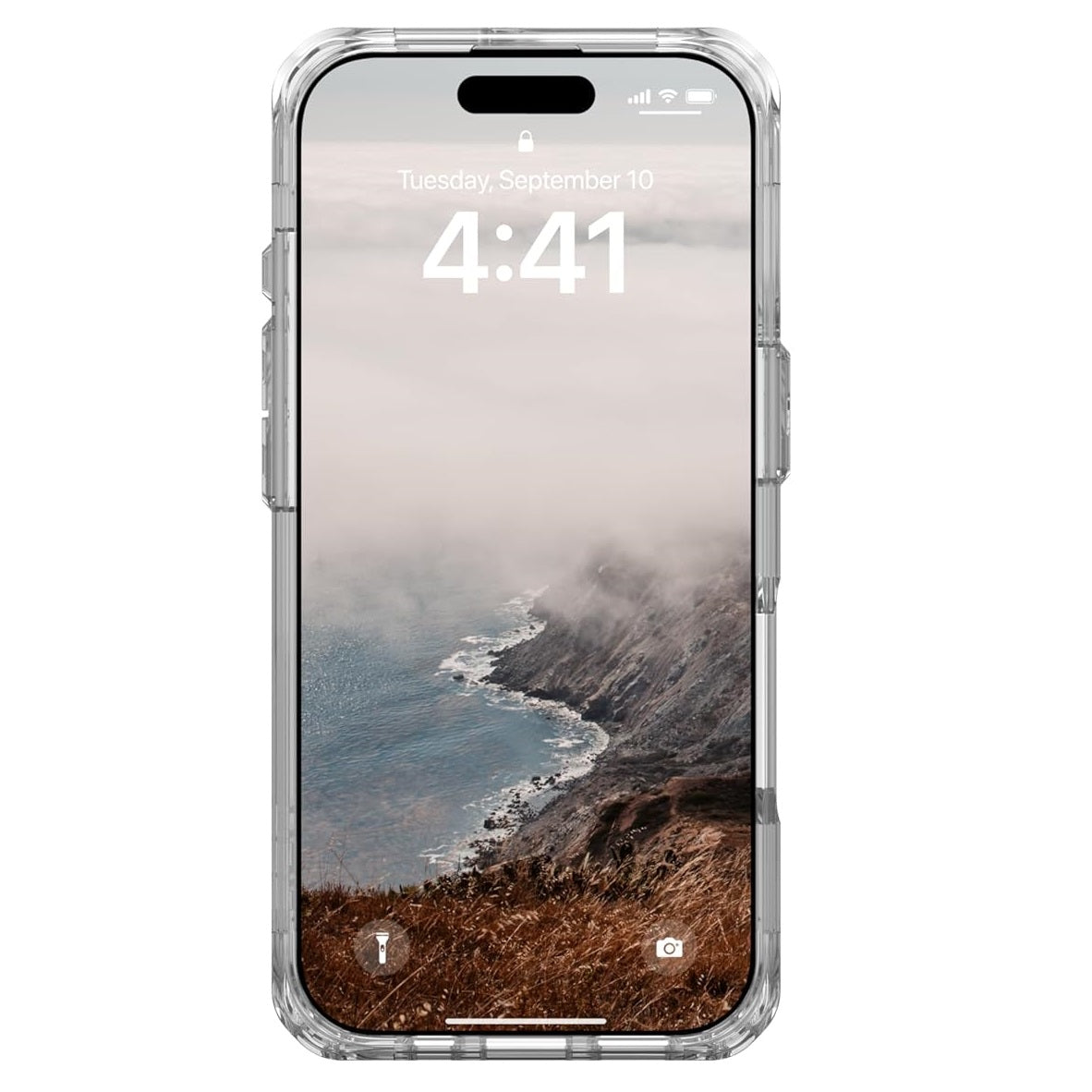 iPhone 16 Pro UAG Plasma XTE Armor Protective Case with Metal Magsafe Ring & Stand - Transparent