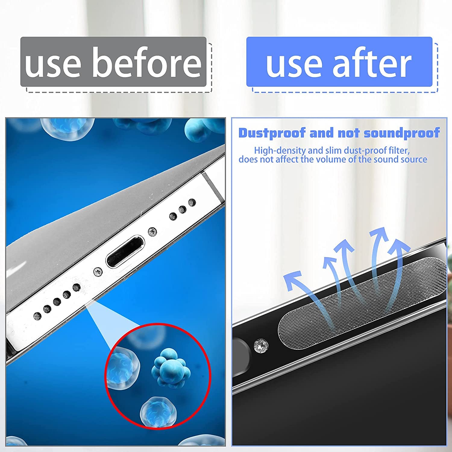 Mobile Dust-Proof Earpiece Mesh Net Part for iPhone & Android Mobile Pack of 24 Pcs