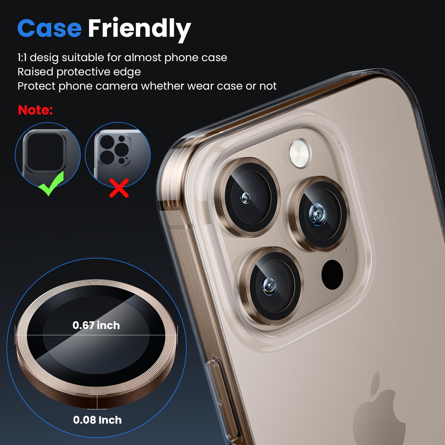iPhone 16 Pro Max Metal Camera Ring