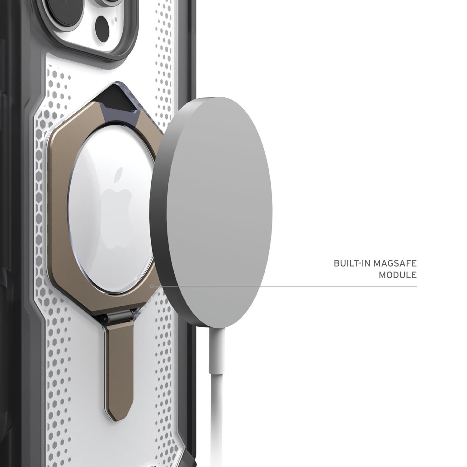 Urban Armor Gear UAG iPhone 15 Pro Max Case, Plasma XTE Mag-Safe Compatible, Rugged Lightweight Slim Shockproof Protective Case/Cover Designed for iPhone 15 Pro Max (2024) - Ash/Titanium